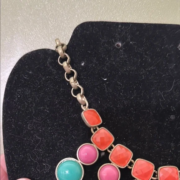Colorful Statement Necklace - Picture 3 of 6